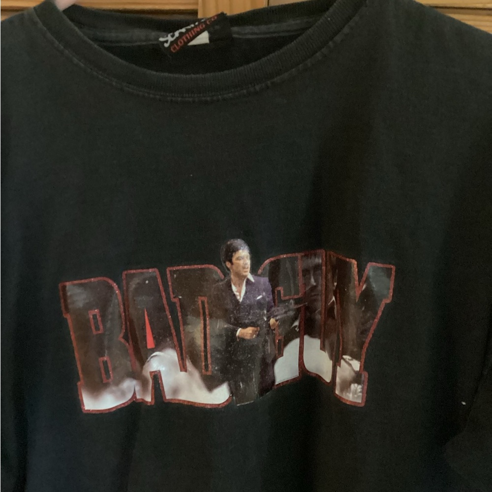 Scareface Vintage Black Longsleeve Tshirts